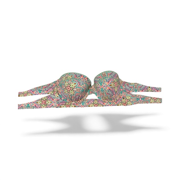 Colorful Bathing Suit Top - Picture 3 of 3